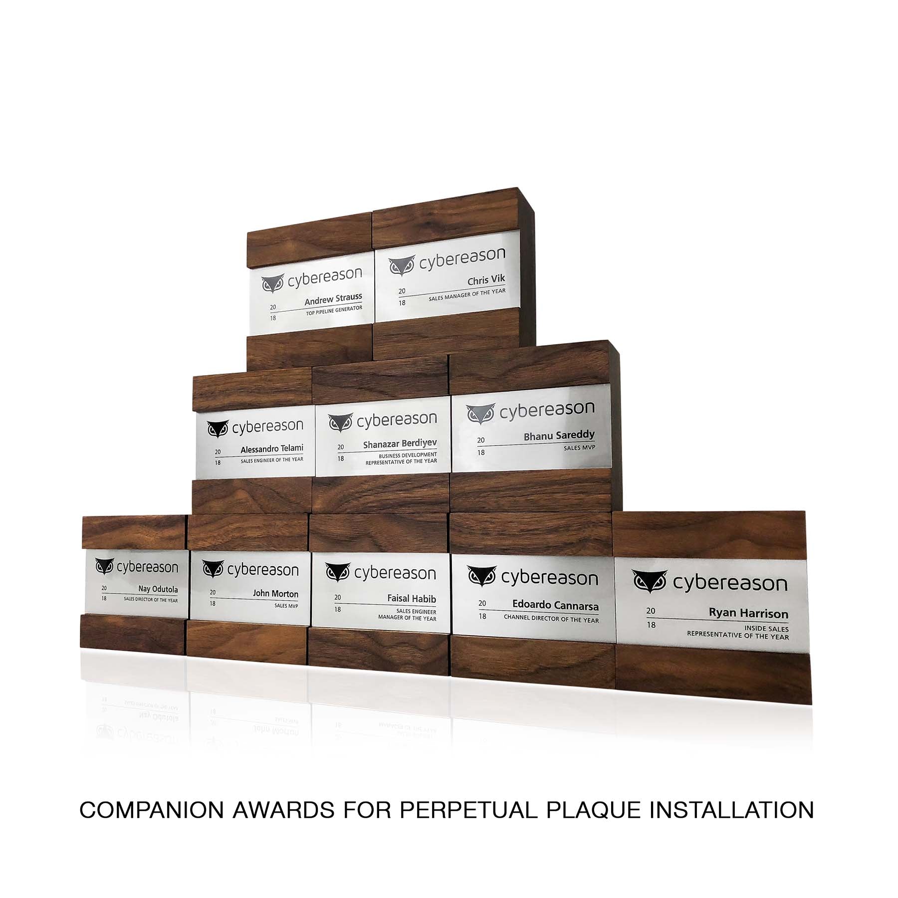 Perpetual Plaque Wall Installation for O'Melveny